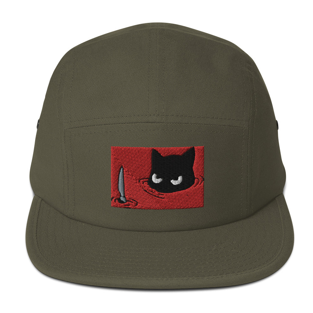 Cat Bath Five Panel Cap