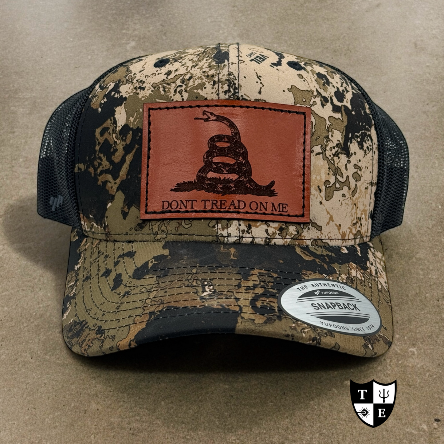 "Dont Tread On Me" Veil Camo Snapback