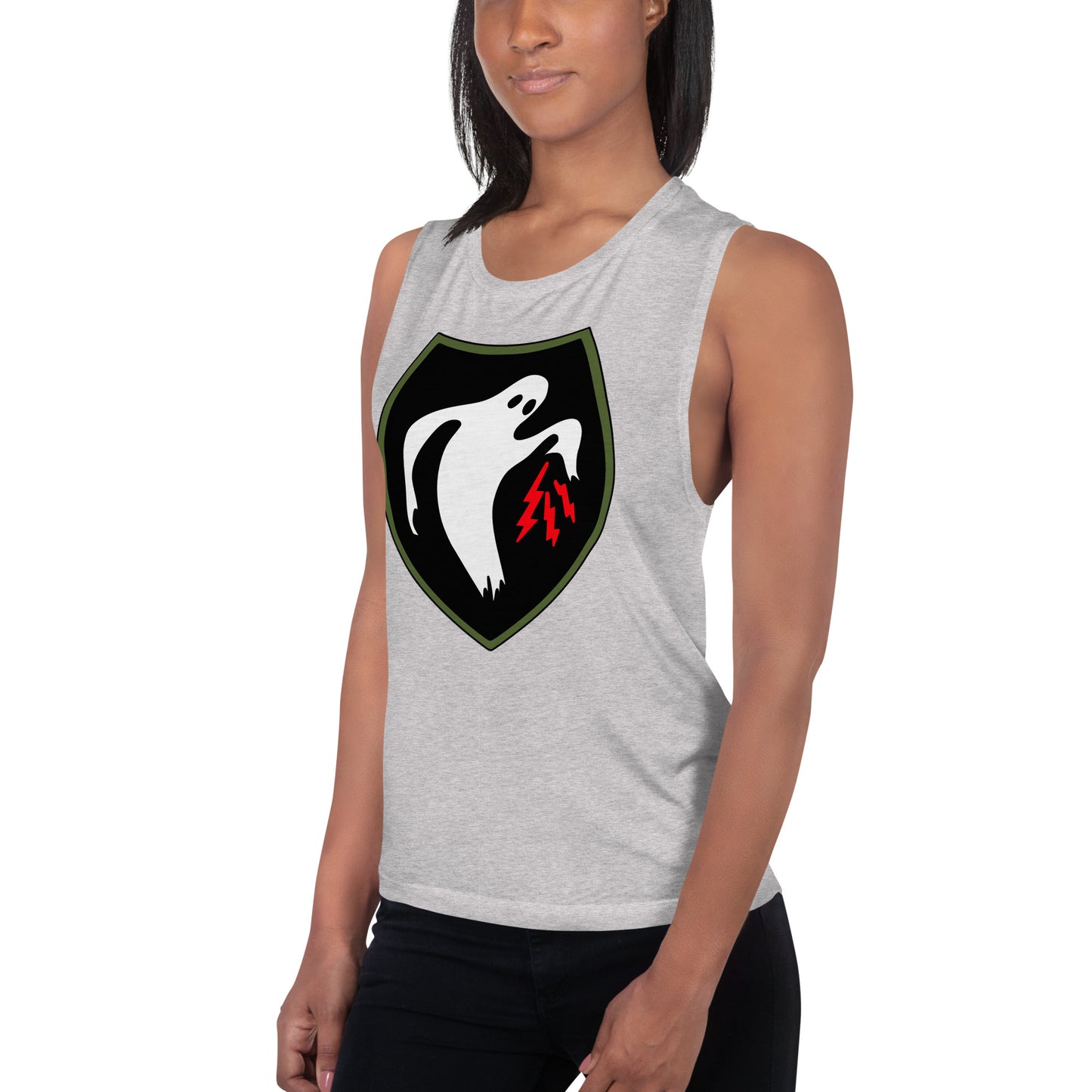 Ghost Army Ladies’ Muscle Tank