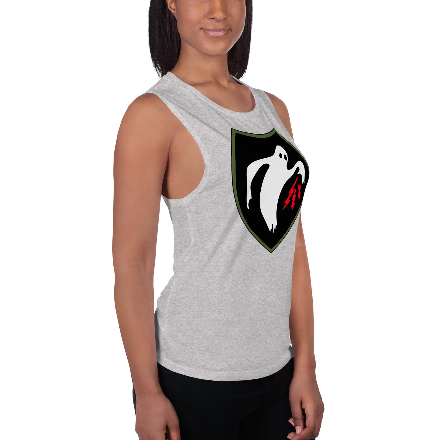 Ghost Army Ladies’ Muscle Tank