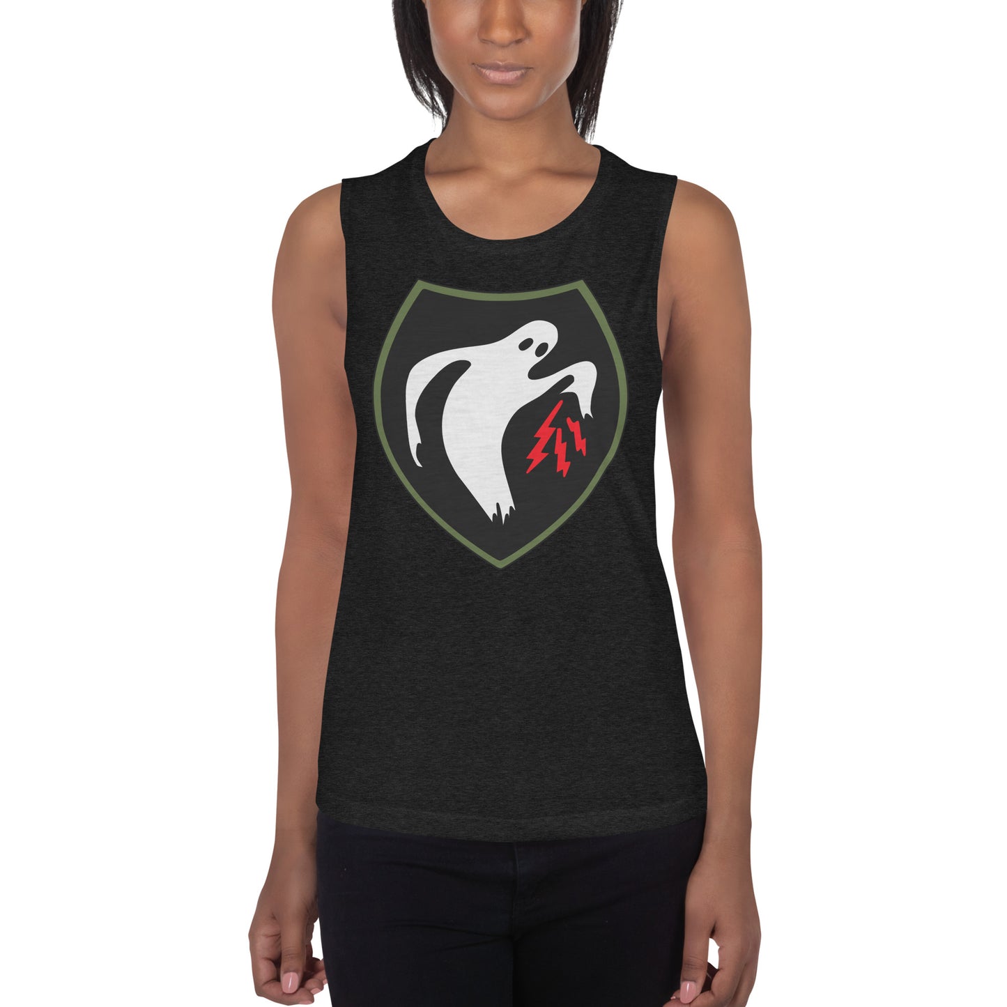 Ghost Army Ladies’ Muscle Tank