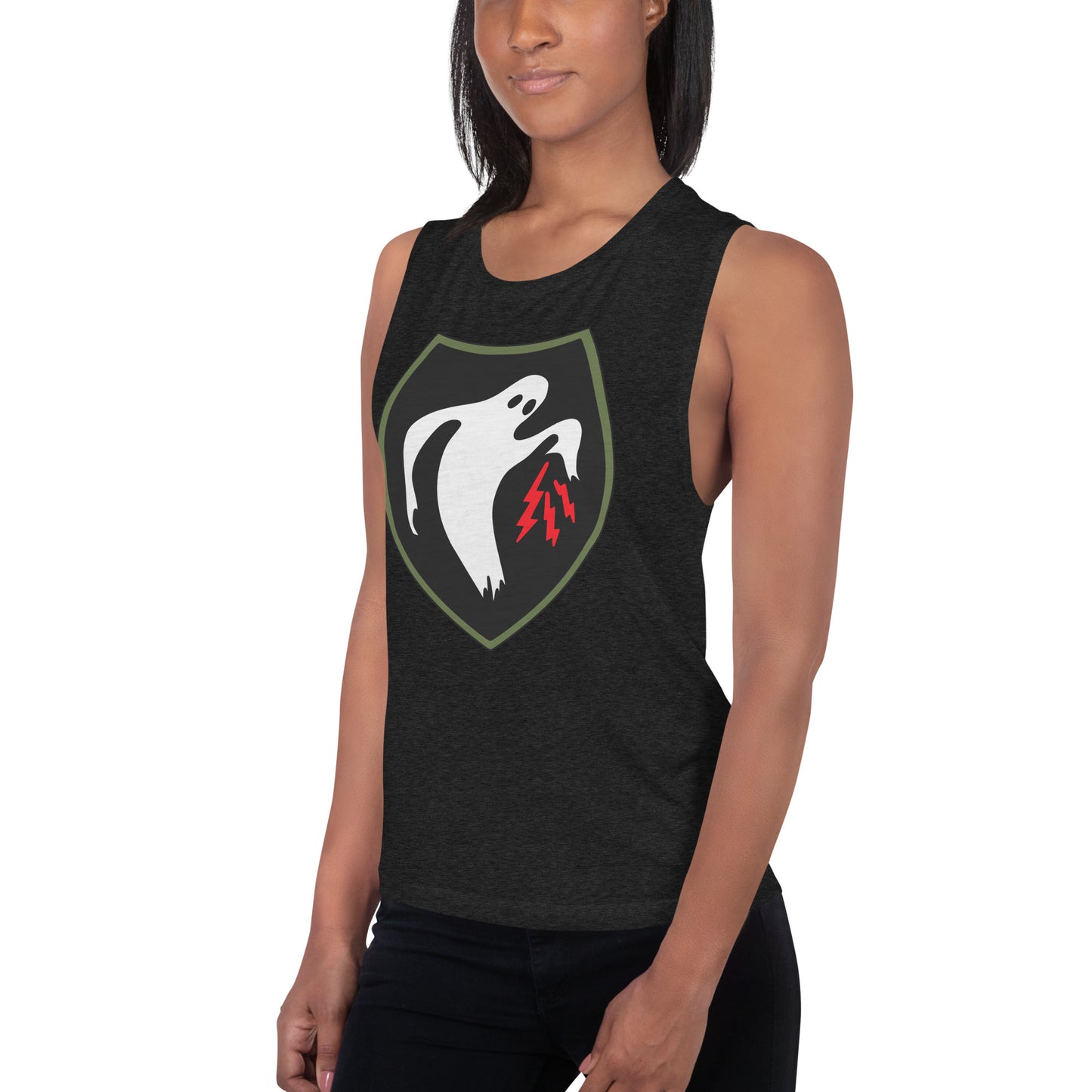 Ghost Army Ladies’ Muscle Tank