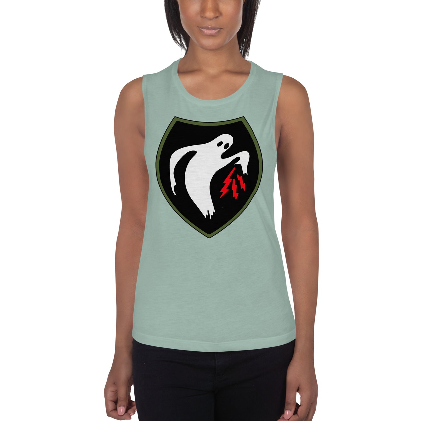 Ghost Army Ladies’ Muscle Tank