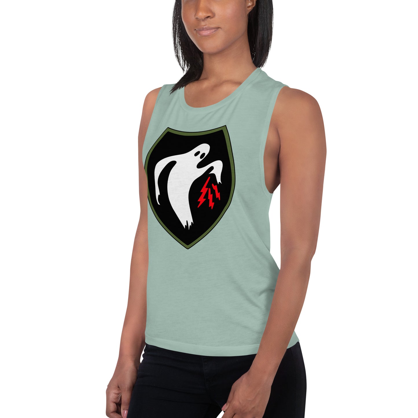 Ghost Army Ladies’ Muscle Tank