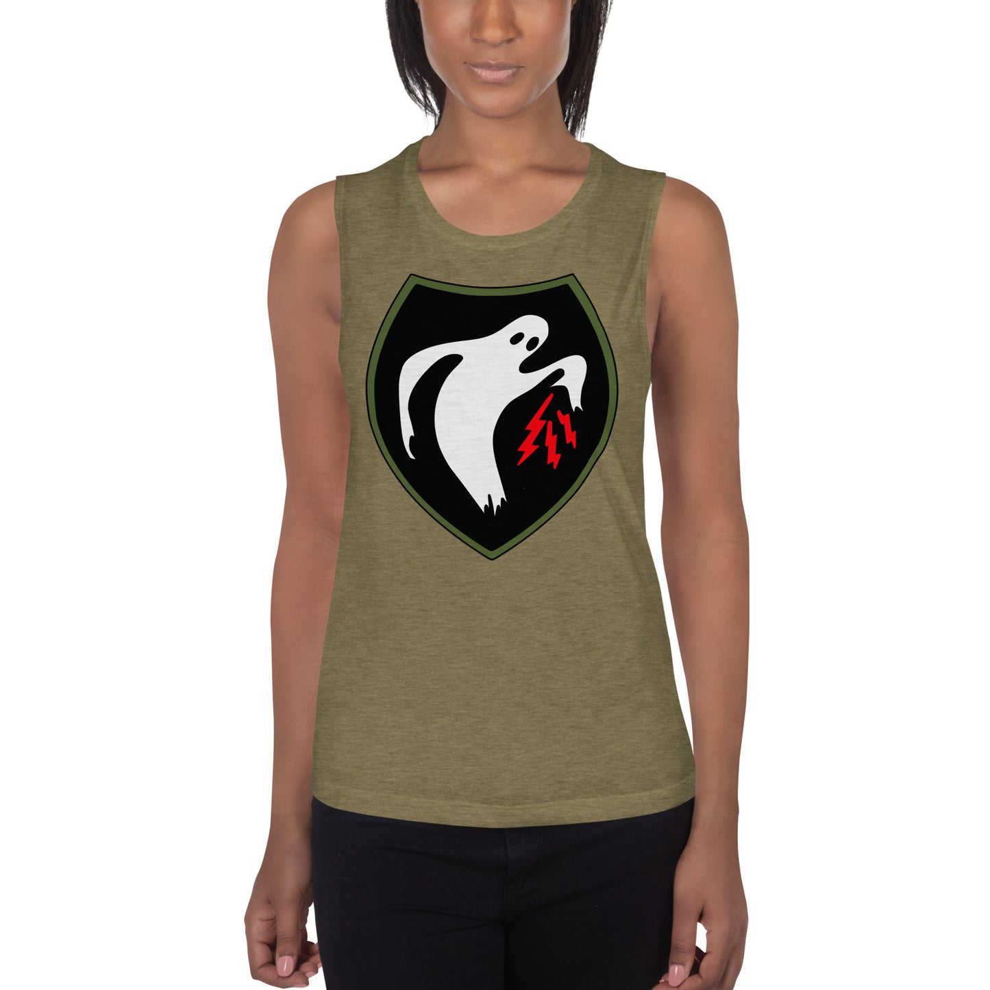 Ghost Army Ladies’ Muscle Tank