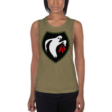 Load image into Gallery viewer, Ghost Army Ladies’ Muscle Tank