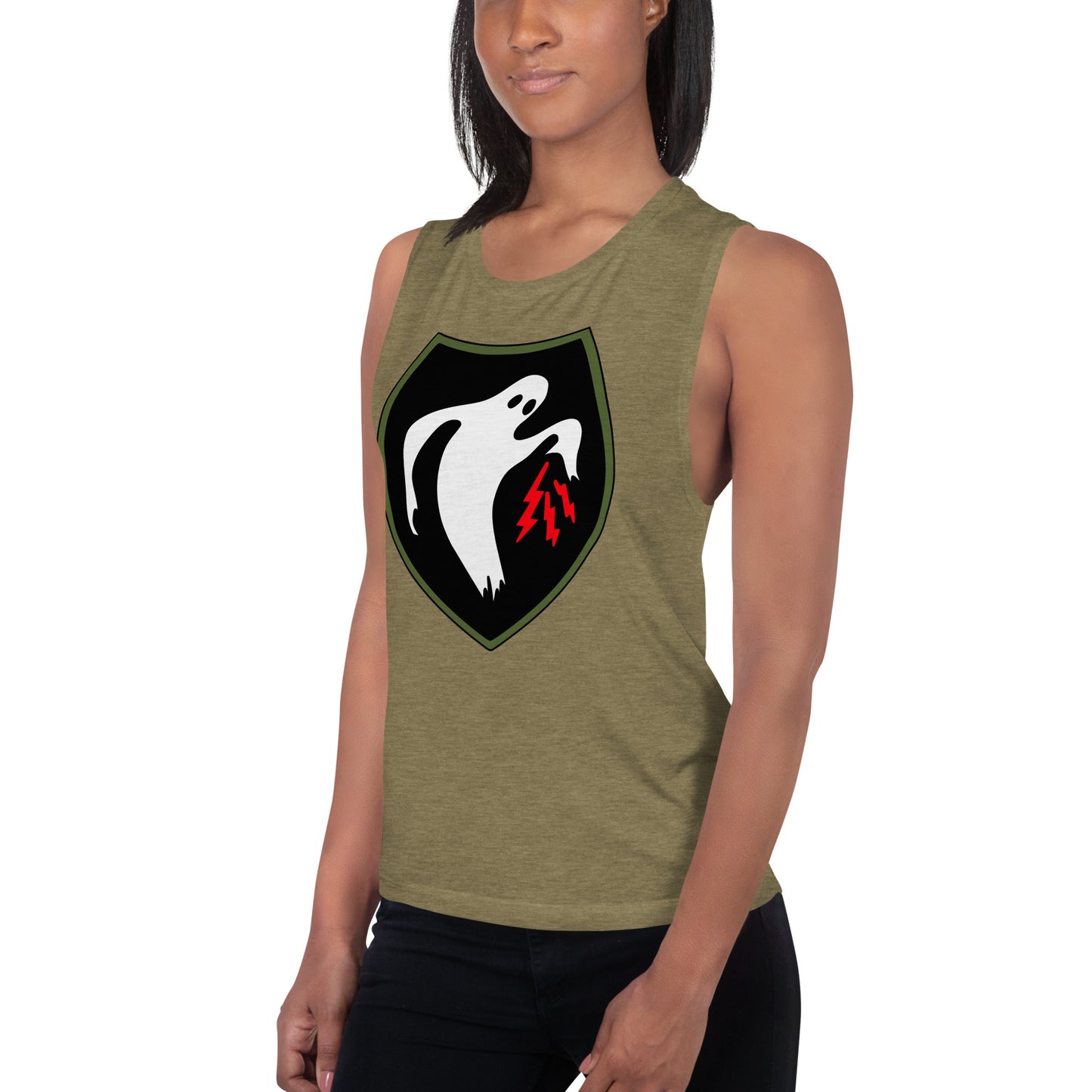 Ghost Army Ladies’ Muscle Tank