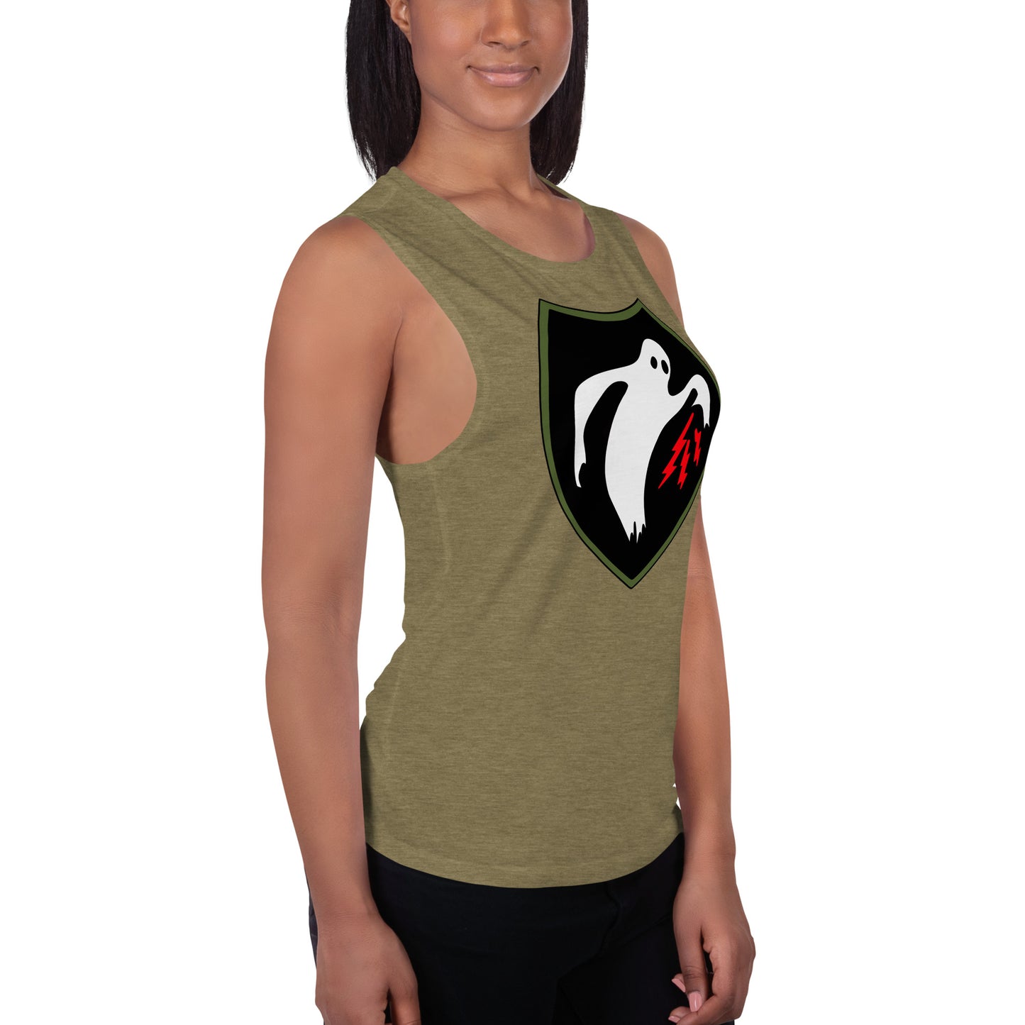 Ghost Army Ladies’ Muscle Tank