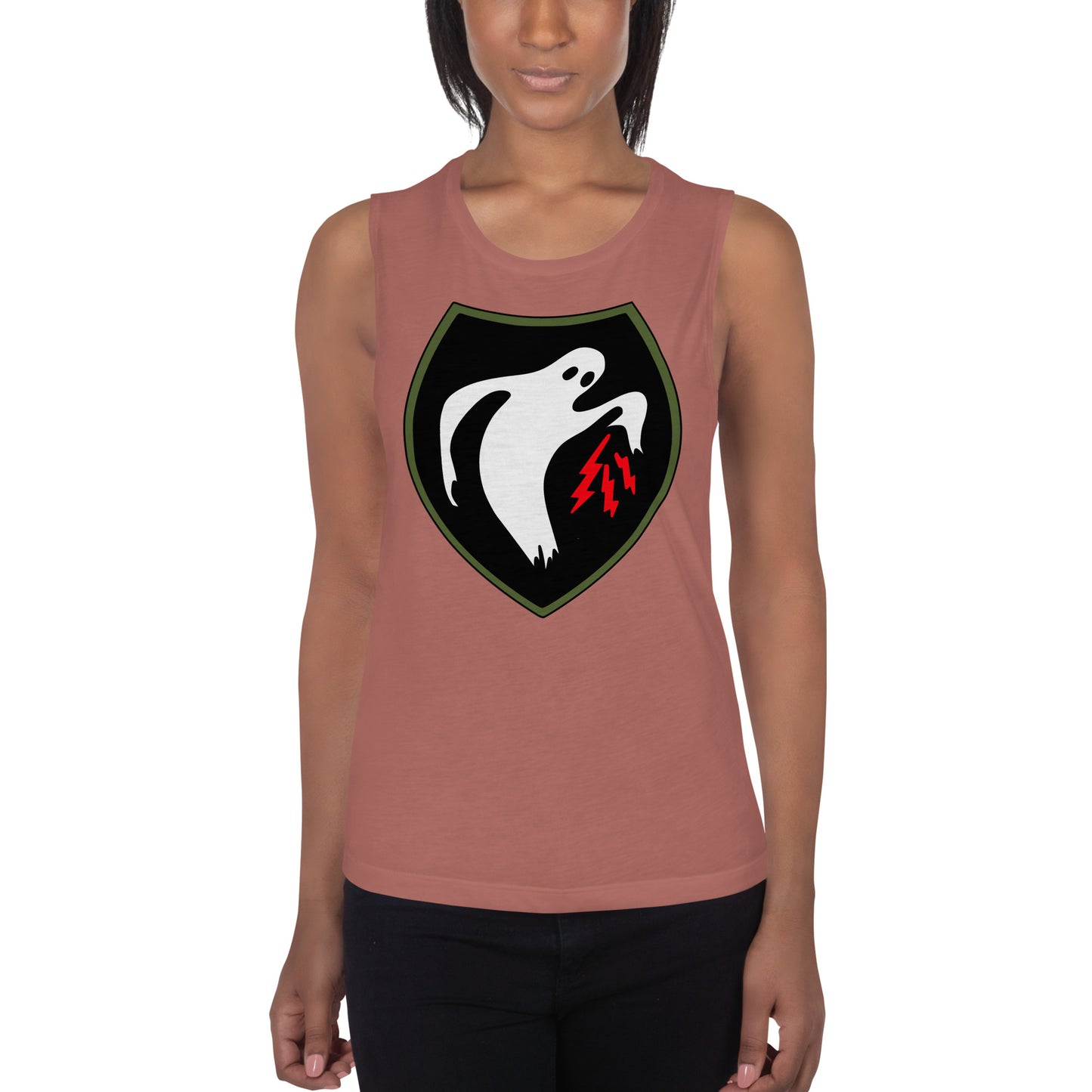 Ghost Army Ladies’ Muscle Tank