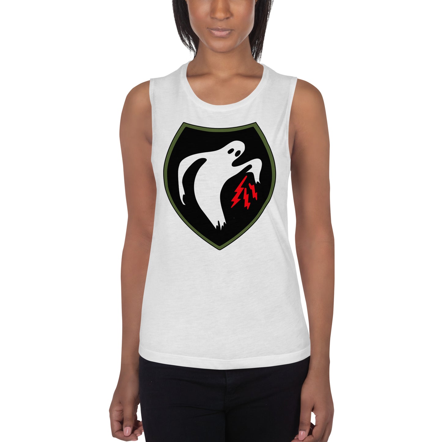 Ghost Army Ladies’ Muscle Tank