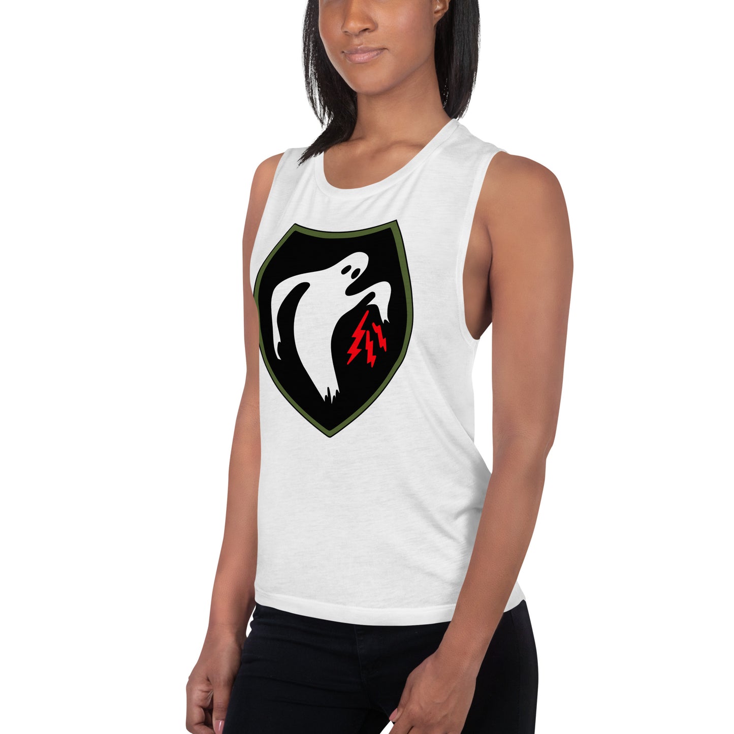 Ghost Army Ladies’ Muscle Tank