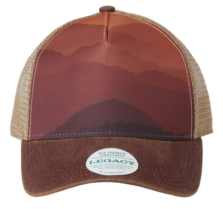 Legacy "OF" Structured Five-Panel Trucker