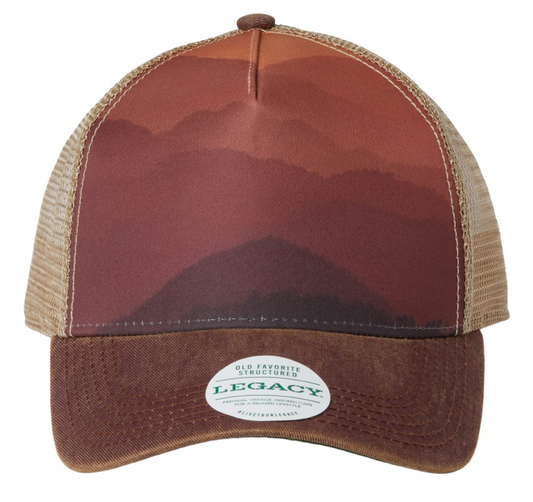 Legacy "OF" Structured Five-Panel Trucker